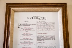 Ecclesiastes Scripture Artwork framed wall art